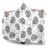 Hand Drawn French Fries Pattern Hooded Blanket