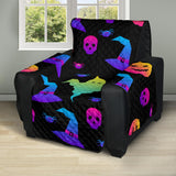 Colorful halloween background Recliner Cover Protector