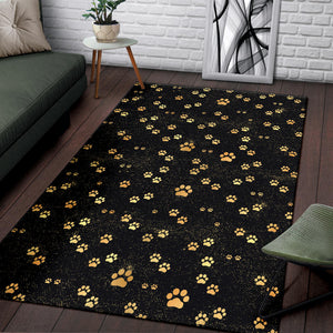 Dog Paws Pattern Print Design 05 Area Rug