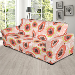 Papaya Leaves Pattern Sofa Slipcover