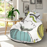 Hot Air Balloon Bird Cloud Pattern Bean Bag Cover