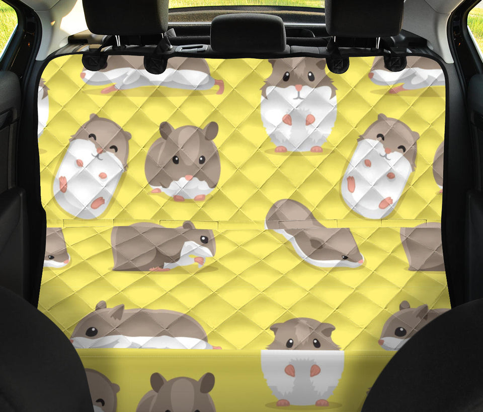 Cute Hamster Pattern Dog Car Seat Covers