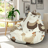 Cute Rooster Chicken Cock Bean Bag Cover