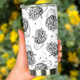 Hand Drawn French Fries Pattern Tumbler