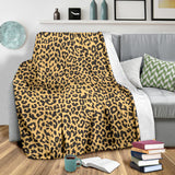 Leopard Skin Print Premium Blanket