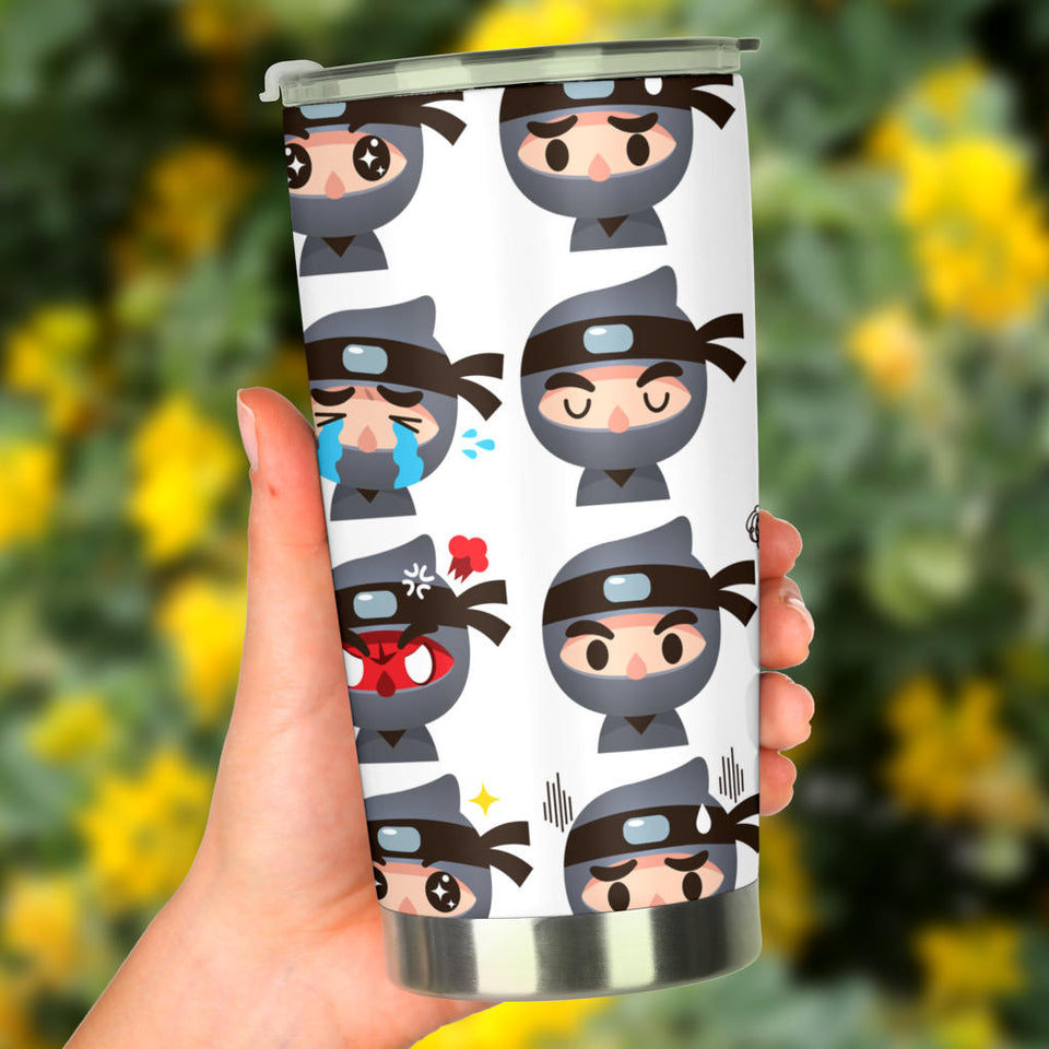 Cute Ninja Design Pattern Tumbler