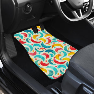 Colorful Moon Pattern Front Car Mats