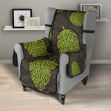 Hop pattern black background Chair Cover Protector