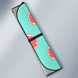 Grapefruit Green Background Car Sun Shade