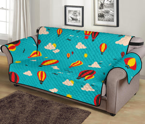 Hot Air Balloon Sky Pattern Sofa Cover Protector