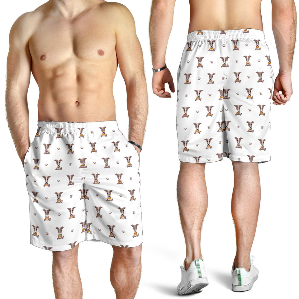 Greyhound Pattern Print Design 05 Men Shorts