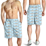 Swordfish Pattern Print Design 01 Men Shorts