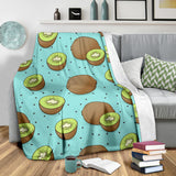 Kiwi Blue Background Premium Blanket