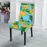 Banana Leaves Banana Design Pattern Dining Chair Slipcover