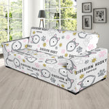 Siberian Husky Design Pattern Sofa Slipcover
