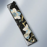 Japanese Crane Ornament Elements Car Sun Shade