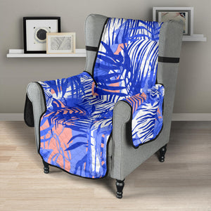 white bengal tigers pattern Chair Cover Protector