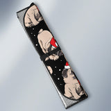 Christmas Pugs Santa_S Red Cap Pattern Car Sun Shade