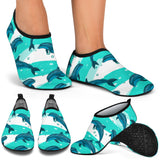 Dolphin Sea Pattern Aqua Shoes