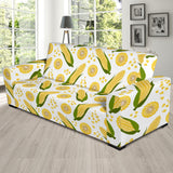 Corn Pattern Print Design 05 Sofa Slipcover