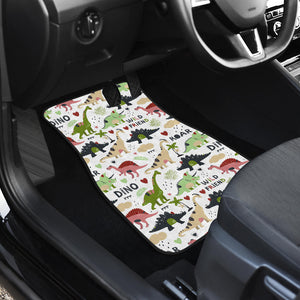 Cute Dinosaurs Pattern Front Car Mats