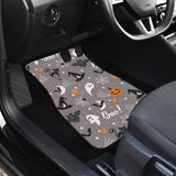 Halloween Design Pattern Front And Back Car Mats