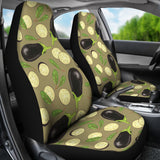 Eggplant Pattern Print Design 02 Universal Fit Car Seat Covers