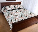 cute mermaid pattern Quilt Bed Set