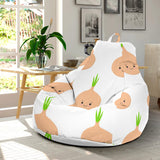 Cute Onions Smiling Faces Bean Bag Cover