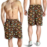 Snail Pattern Print Design 03 Men Shorts