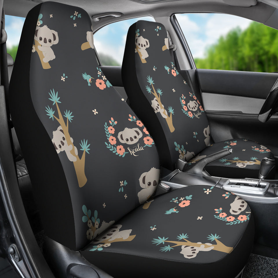 Cute Koala Pattern Universal Fit Car Seat Covers