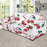 Hand Drawn Cherry Pattern Sofa Slipcover
