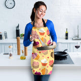 Cake Cupcake Heart Cherry Pattern Adjustable Apron