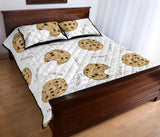 Sketch style cookie pattern Quilt Bed Set