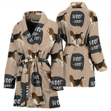 Beagle Pattern Women'S Bathrobe