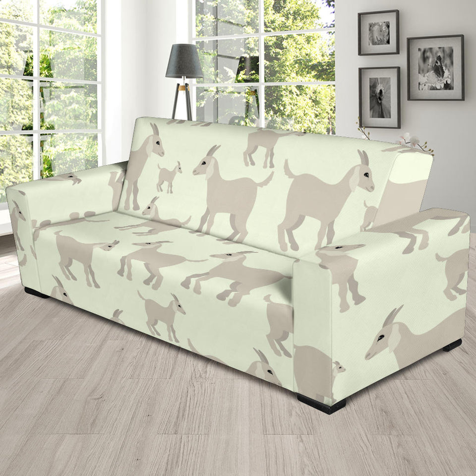Little Young Goat Pattern Sofa Slipcover
