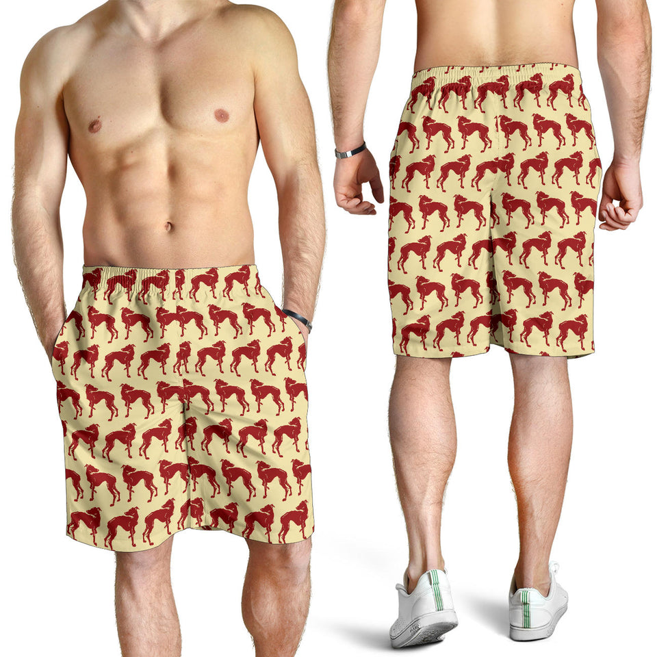 Greyhound Pattern Print Design 04 Men Shorts