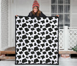 Cow Skin Pattern Premium Quilt