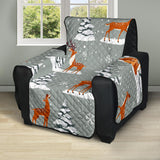 Beautiful deers Winter Christmas Recliner Cover Protector