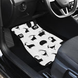 Goat Ram Pattern Front And Back Car Mats