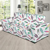 Surfboard Pattern Print Design 04  Sofa Slipcover