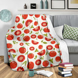 Tomato Pattern Premium Blanket