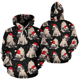 Christmas Pugs Santa_S Red Cap Pattern Men Women Pullover Hoodie