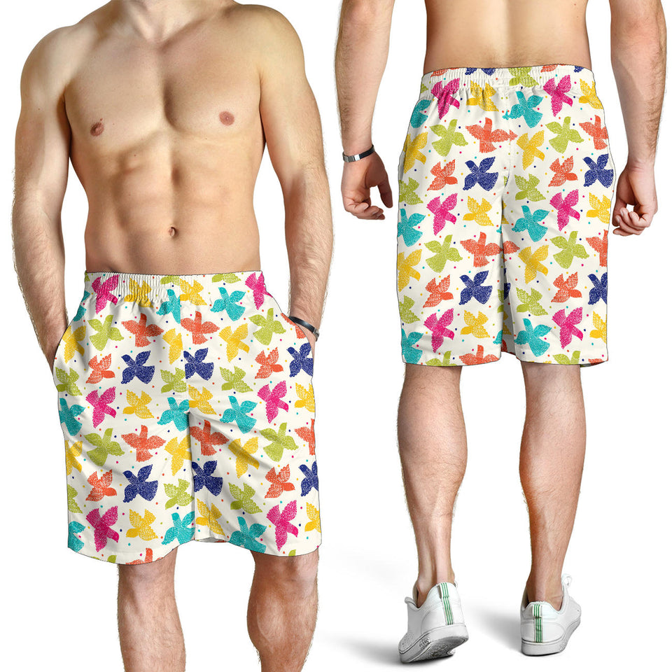 Pigeon Pattern Print Design 01 Men Shorts