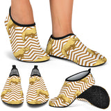 Rhino Yellow Theme Pattern Aqua Shoes