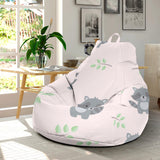 Cute Raccoons Leaves Pattern Bean Bag Cover