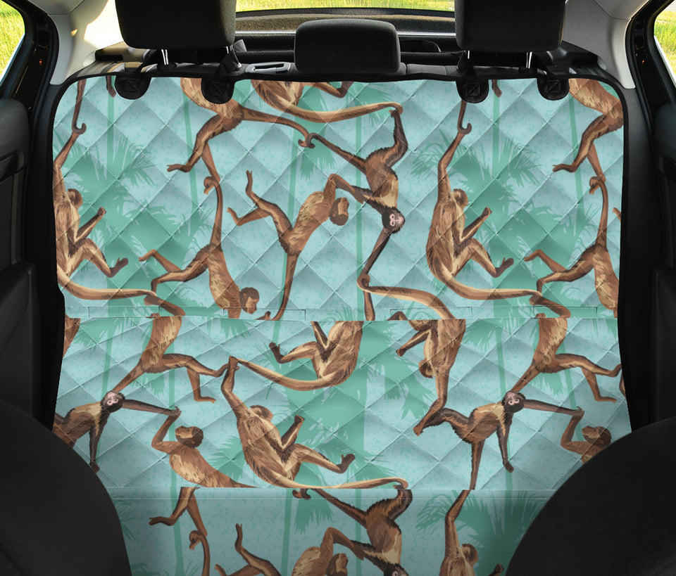 Monkey Palm Tree Background Dog Car Seat Covers