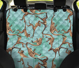 Monkey Palm Tree Background Dog Car Seat Covers