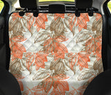 Cocoa Beans Cocoa Tree Pattern Dog Car Seat Covers