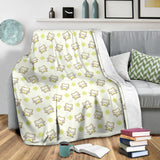Cute Cartoon Frog Baby Pattern Premium Blanket